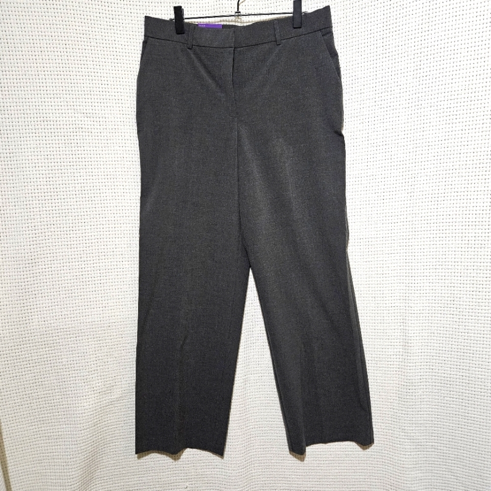 Dalia Sz 14x31 Classic Gray Wide Leg Dress Pants NWT